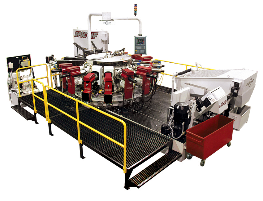 Hydromat EPIC HF FANUC Indexing Chuck rotary transfer machine